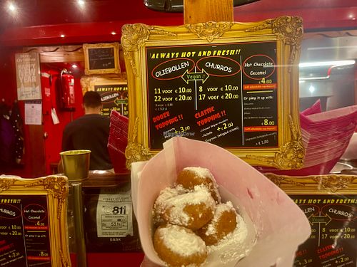 Vegan smoutebollen at Delforge in Waasmunster