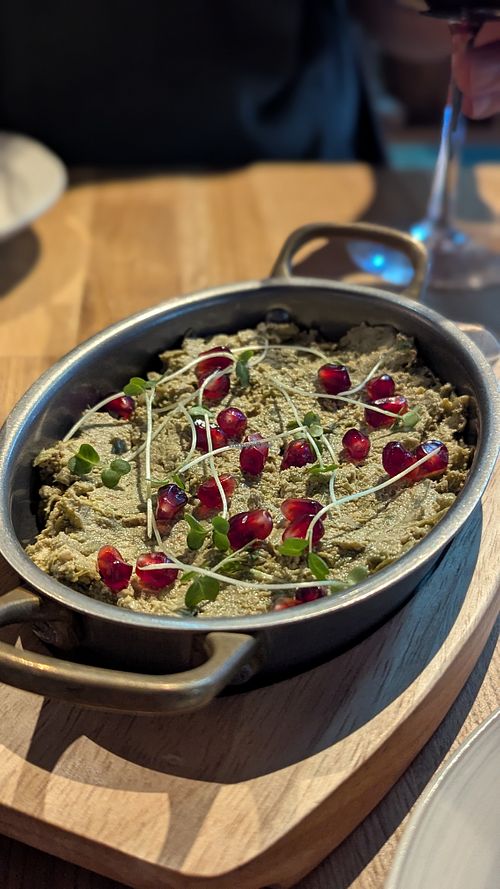 lobio pkhali at Sad Meli  in East London