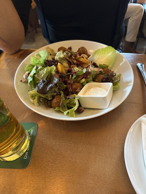 Meatball dish  at Goldene Gams - Rosshimmel in Kitzbuehel
