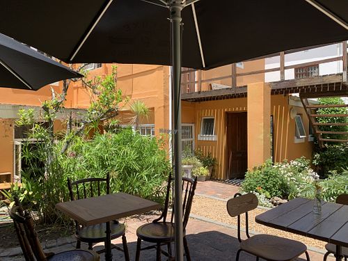 Lovely gardenn  at Zola's Kitchen & Deli in Kalk Bay