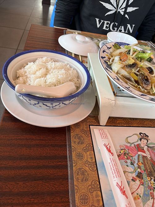 Reis gab es als Beilage kostenfrei dazu.  at Sao Mai  in Bad Duerrheim