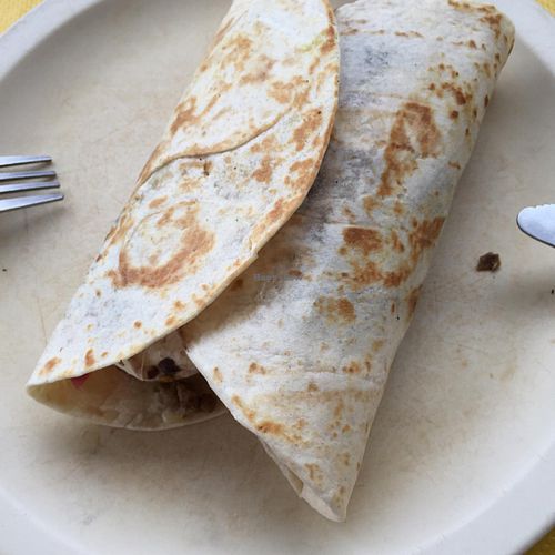 burrito at El Caracol de Jade in Palenque