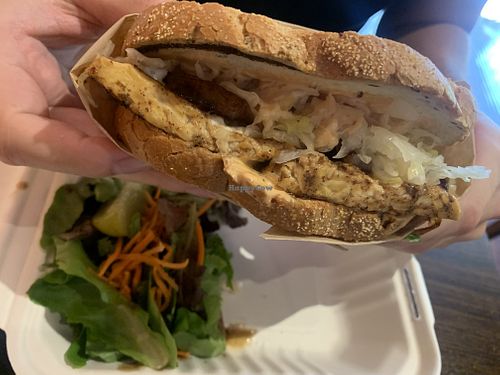 Tempeh Reuben   at Nectar Cafe in Auburn
