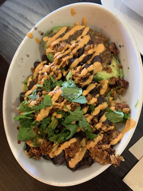 Southwestern stuffed avocado   at Nectar Cafe in Auburn