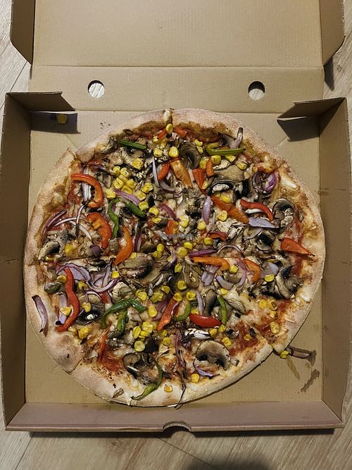  Vegan verdure pizza  at Milano Express in Nottingham