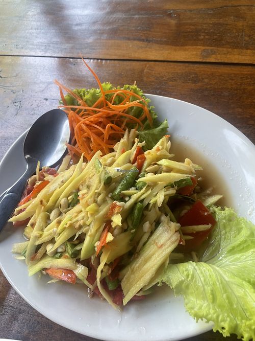 Mango Papaya Salad   at Laanmaye Restaurant in Koh Yao Yai