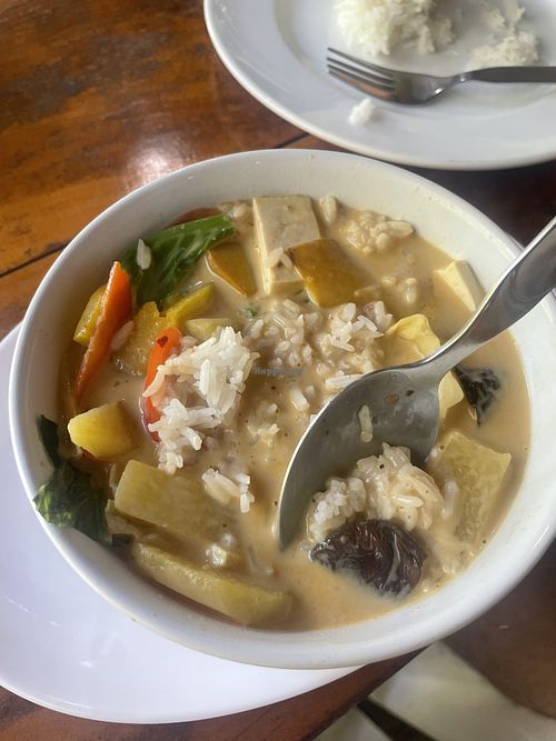 Panang vegetables (curry)   at Laanmaye Restaurant in Koh Yao Yai