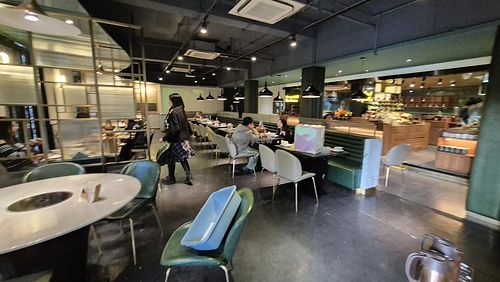 Indoor at YAN Ge Vegetable and Food Hot Pot in Shanghai