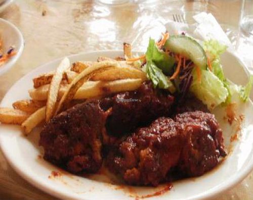 BBQ Platter at Soul Veg City in Chicago