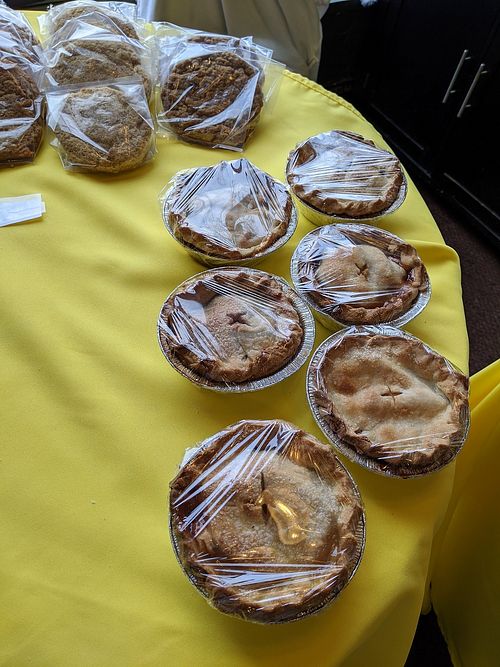 Mini apple pies at Soul Veg City in Chicago