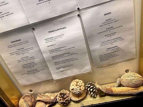 menu at Bodhi in Munich