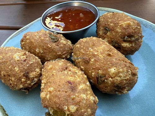 chili cheese  at Bodhi in Munich