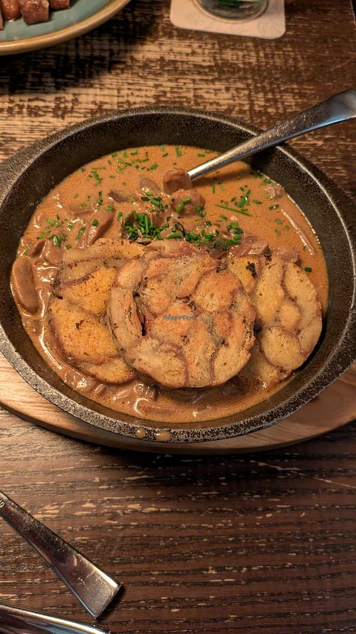 Mushroom ragout at Bodhi in Munich