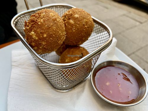 fried chilli 'cheese' balls at Bodhi in Munich
