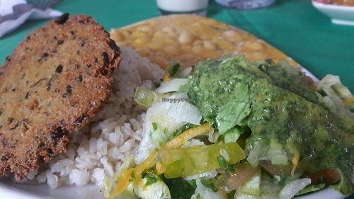 menú del día vegano, exquisito  at La Casona Vegetariana in Cali