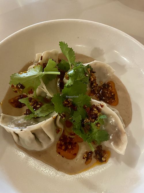 Shiitake & Enoki Mushroom Dumplings  at Lucy Liu in Melbourne