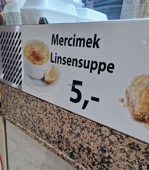 Linsensuppe at ZAFER - Döner & Pizza in Unna