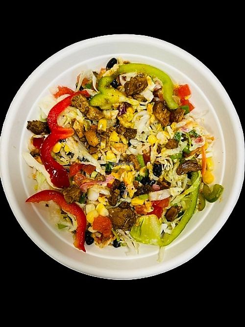 Roasted veggie bowls at Tacoz N Treatz in St Catharines