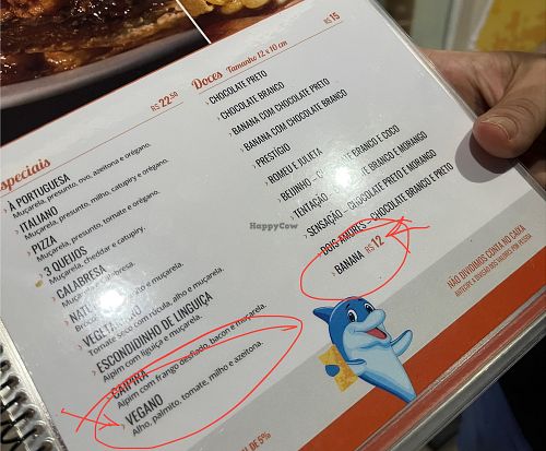 Savory and sweet “pastéis”.   at Pastelícia in Sao Francisco Do Sul