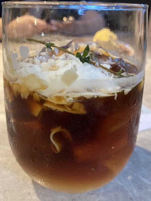 Iced coffee with coconut water   at The Coffee Club - Thonglor in Bangkok