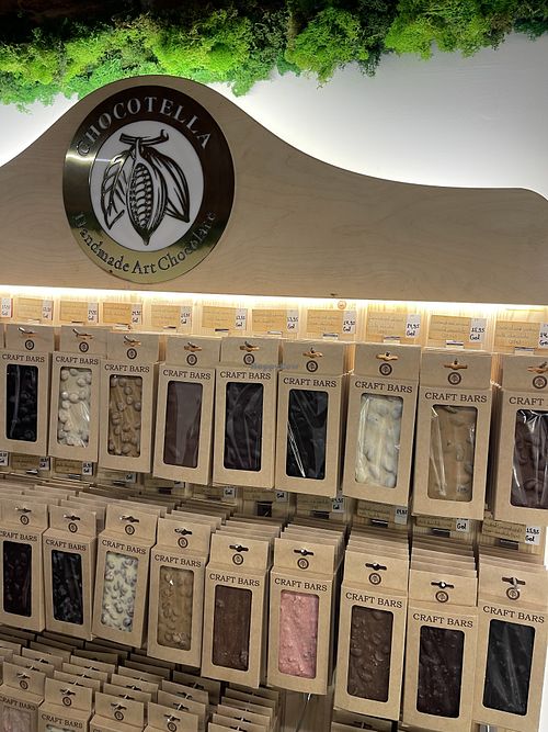 Many vegan options  at Chocotella in Tbilisi