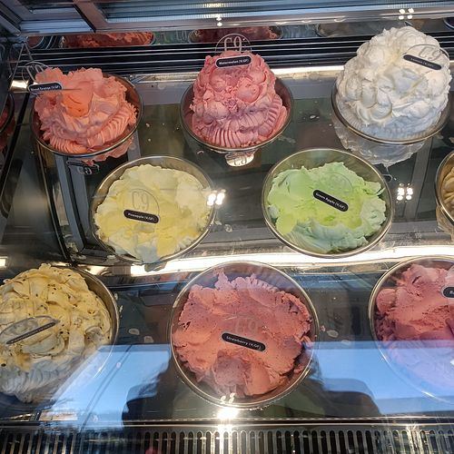 Vegan fruity sorbets at C9 Chocolate & Gelato Eastland in Ringwood