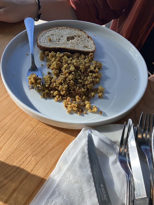 Kiddies vegan meal  at Knead Bakery in Muizenberg