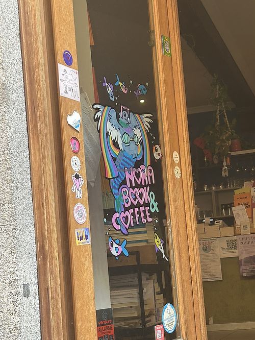   at Nora Book & Coffee in Turin