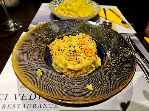 Vegan risotto. at Restaurante Ci Vediamo in Granada