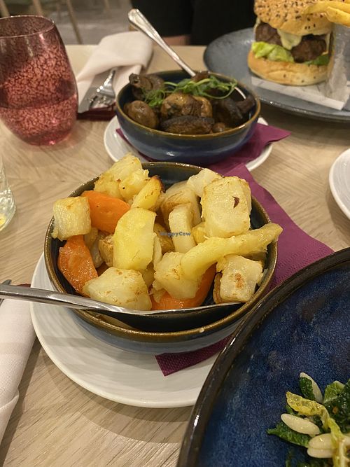 Side root vegetables   at Falls Brasserie in Keswick