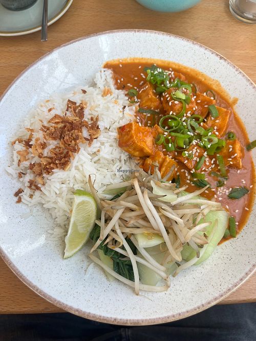 Some seasonal tofu curry. at Makan  in Freiburg
