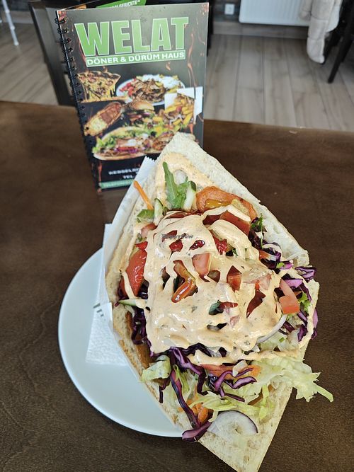 Veganer Seitan-Döner at Welat Döner  in Dresden