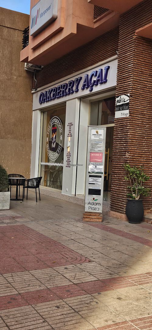 Helados de Açai at Oakberry in Marrakech