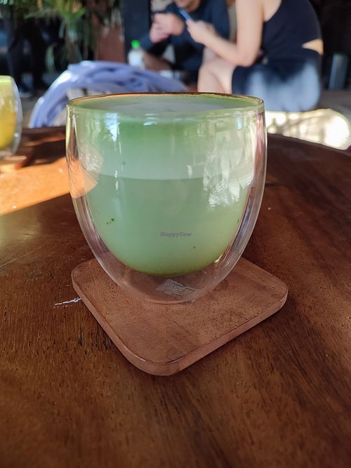 oat matcha at Kiri Kopi in Ella