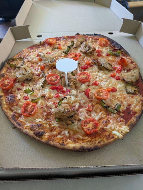 Heura vegetable at Pizzería Carlos - Avenida de Europa in Madrid