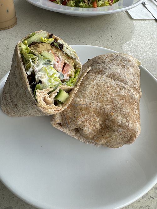 Falafel wrap  at Island Naturals Cafe in Seven Mile Beach