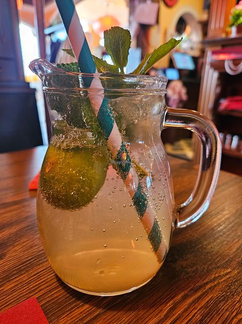 Homemade lime lemonade at Pang Pang Ya - Original Peking Ente in Duisburg