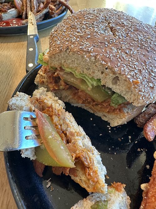 Wellness-Burger  at Biblau in Laax