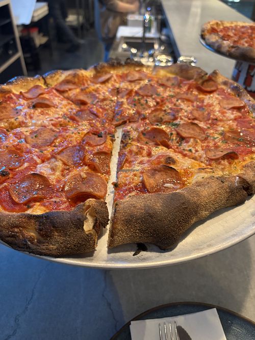 Vegan cheese and beyond pepperoni   at Counterpie in Niagara Falls