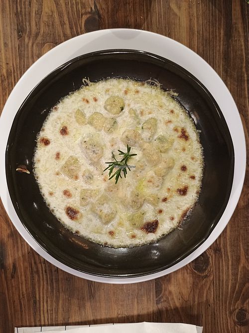 gnocchi de batata at Bananaland in Rio De Janeiro