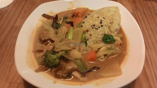 Masala curry rice. at Yummy Vegan House in Taipei