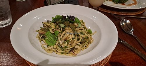 Pesto pasta at Sandals Restaurant - Pacific Resort Rarotonga in Rarotonga