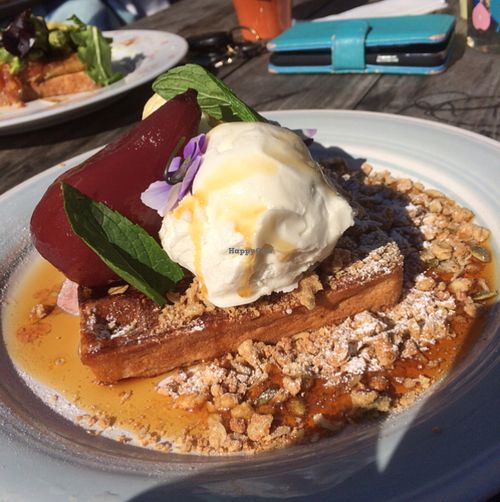 Vegan waffles!  at The Pearfect Pantry in Osbourne Park