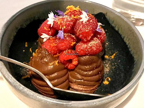 Dark chocolate whipped ganache  at Kiln in Shaker Heights