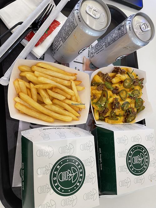 Vegan menus, app. 90 AED for both   at Vegan Burger - Al Ghurair Centre in Dubai