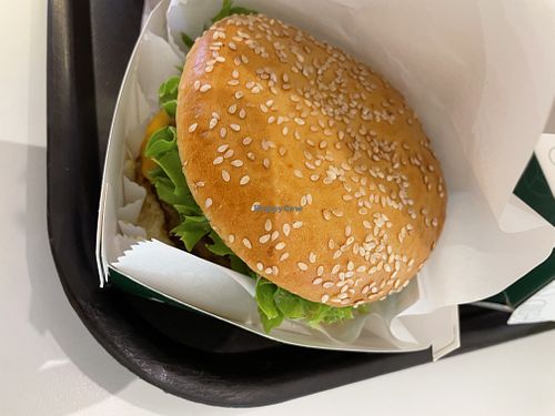 Beaf burger   at Vegan Burger - Al Ghurair Centre in Dubai