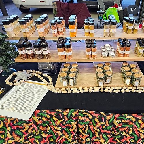 Spices and rubs - including Vegan Spicy Cheez  at Fat Squirrel Peppers in Tuscaloosa