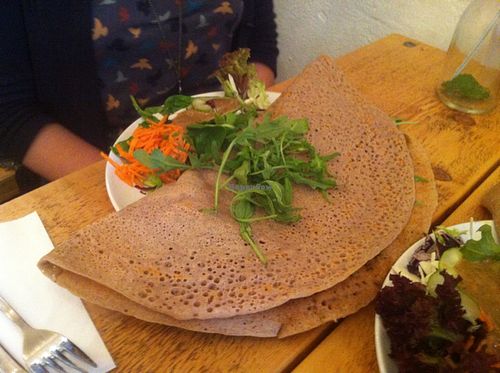 galette (buckwheat pancake) at Let It Be in Berlin
