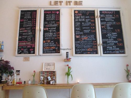 The boards at Let It Be in Berlin