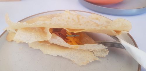 Ham 'n' Cheeze Savoury Crepe at Peas and Libertea in Whitley Bay
